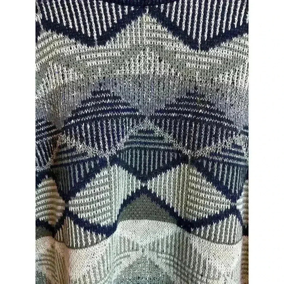 Grandpa Sweater Protege Made in USA Wool Blend Abstract Design Men's Size XLT - Picture 2 of 7